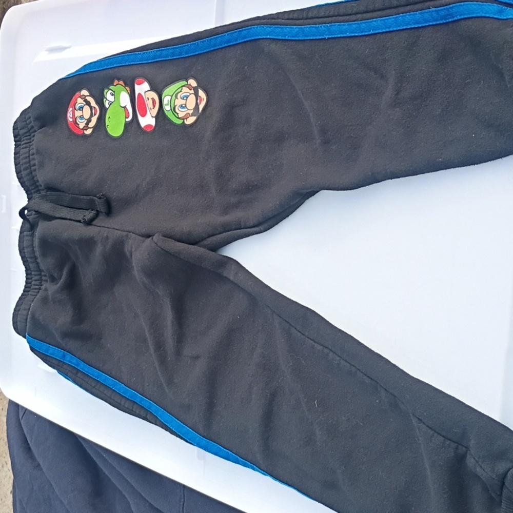 Nintendo Black Joggers with Blue Accent - Picture 12 of 13
